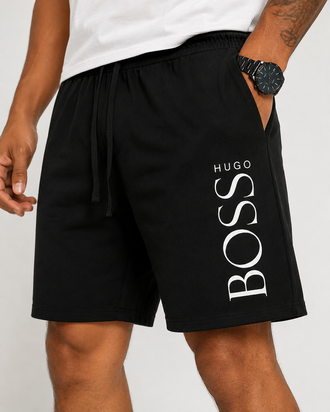 Short Hugo Boss Preto Masculino
